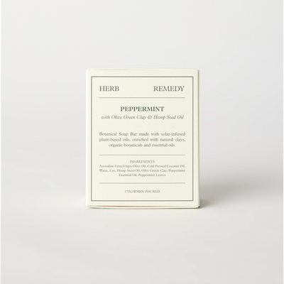 Peppermint with Olive Green Clay & Hemp Seed Oil