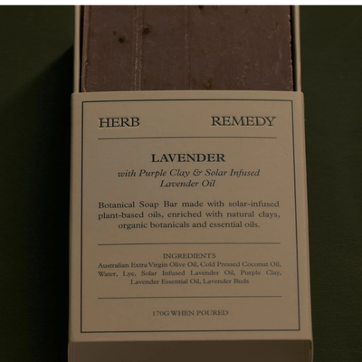 Lavender with Purple Clay & Solar Infused Lavender Oil