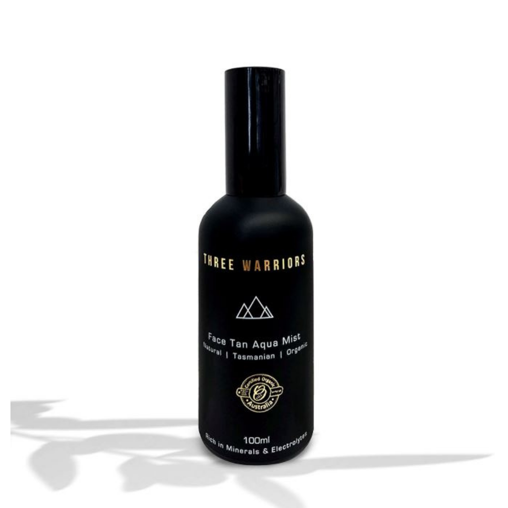 Three Warriors Face Tan aqua Mist