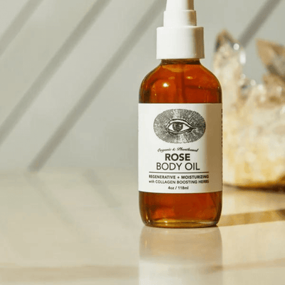 Rose Body Oil - Collagen Boosting and Moisturising - 118ml
